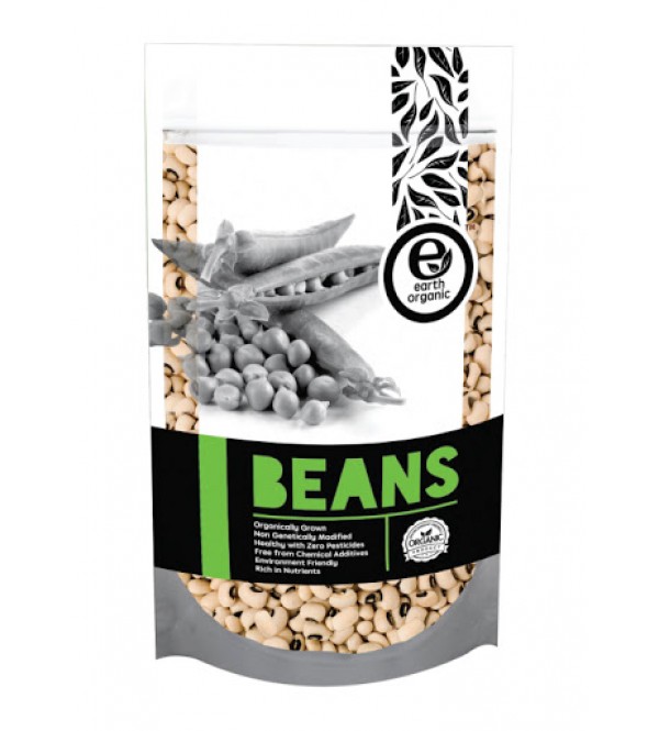 Earth Organic Organic Black Eyed Bean 500g