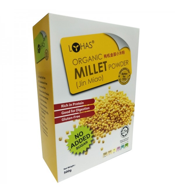 Lohas Organic Millet Powder (Jin Miao) (No Sugar) 500g