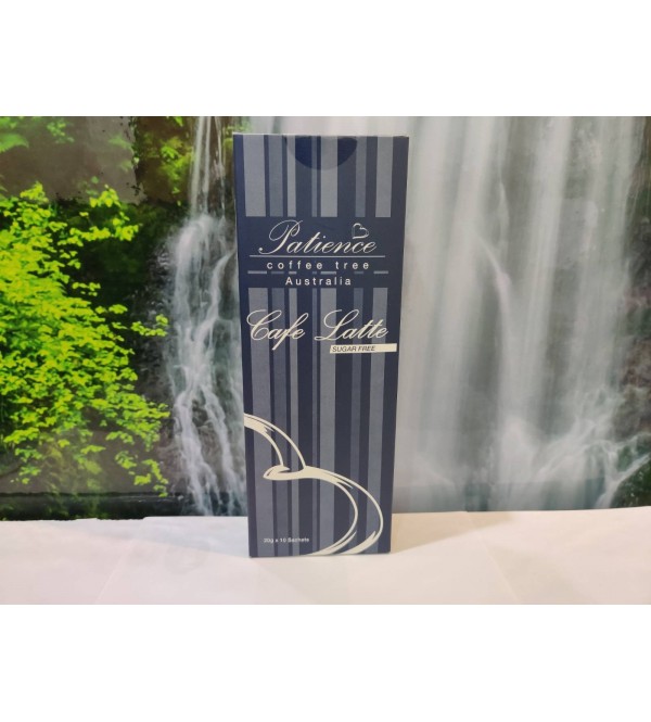 Patience Coffee Tree Australia Café Latte (Sugar Free) 10 sachets x 20g
