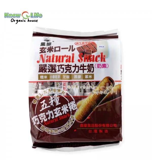 Black Bear Five Grains Chocolate Brown Rice Roll 160g