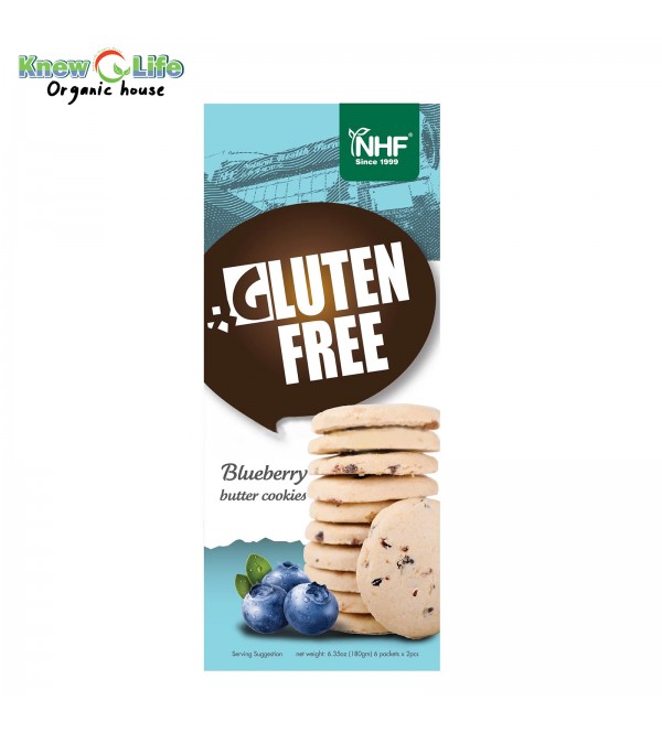 NHF Gluten Free Blueberry Butter Cookies 6packs x 2pcs