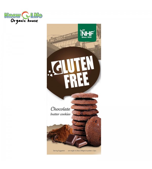 NHF Gluten Free Chocolate Butter Cookies 6packs x 2pcs