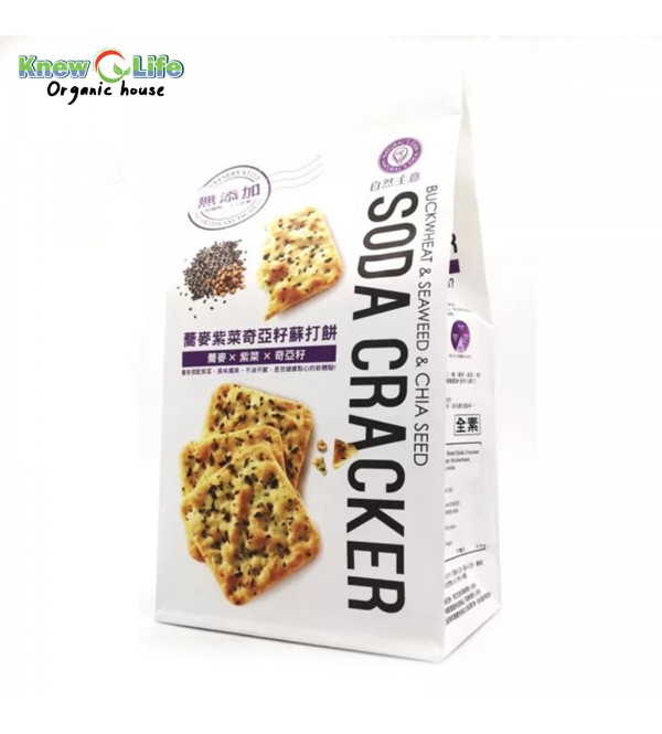 Naturals Idea Soda Cracker with Buckwheat, Seaweed & Chia Seed 180g