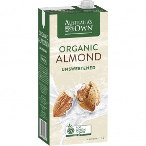 Australia's Own Organic Almond Milk Unsweetened 1L