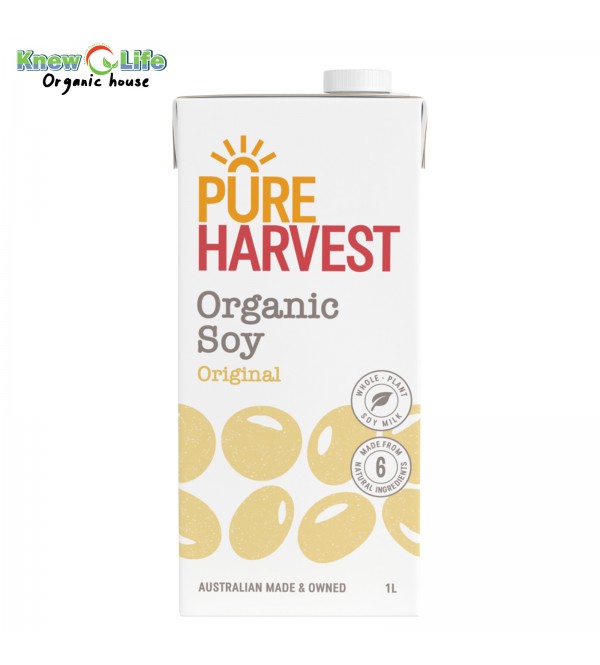 Pure Harvest Organic Original Soy Milk 1L