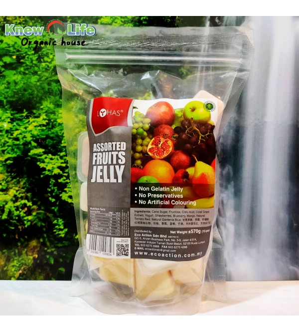 Lohas Assorted Fruits Jelly 15pcs