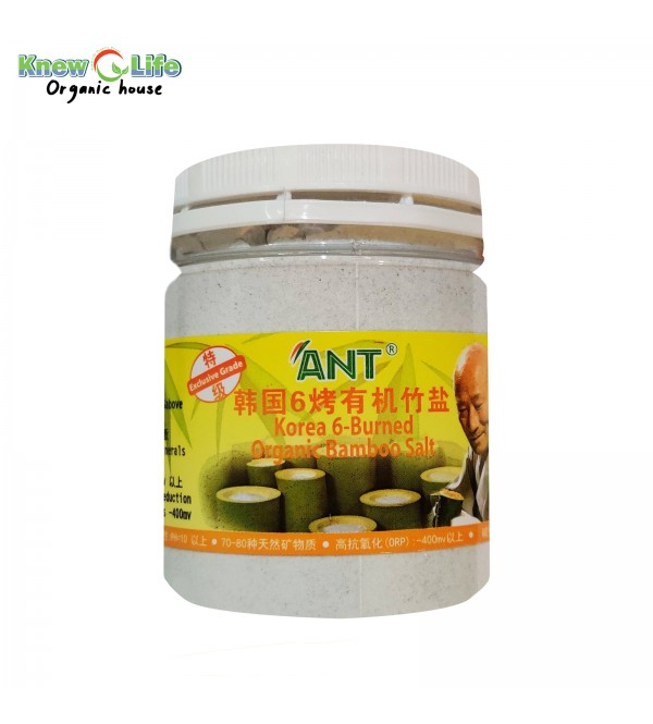Ant Korea 6-Burned Organic Bamboo Salt 200g