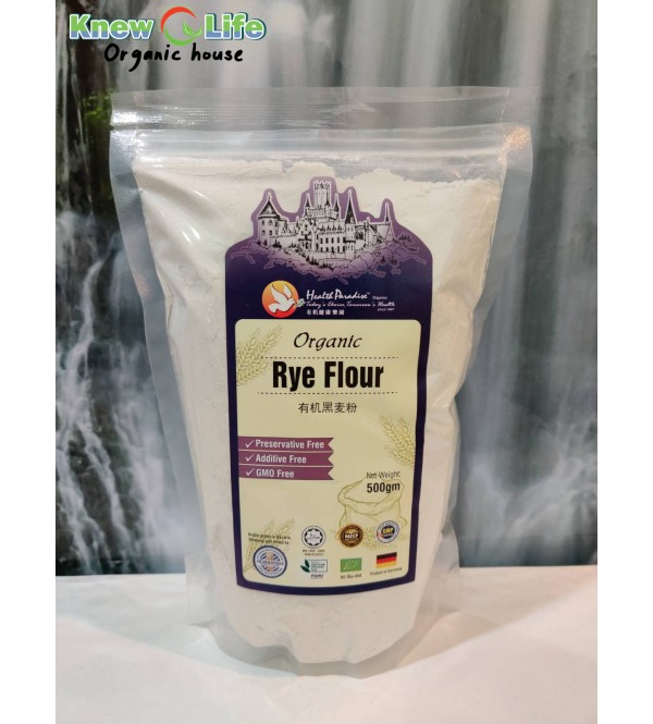 Health Paradise Organic Rye Flour 500g