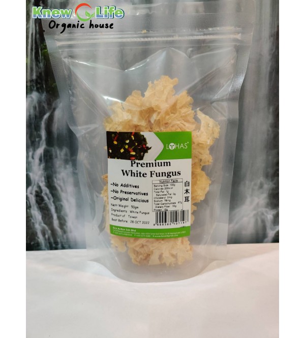 Lohas Premium White Fungus 50g