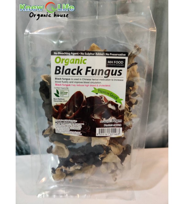 MH Food Organic Black Fungus 80g
