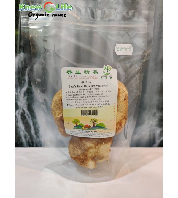 Oasis Wellness Bear's Head Hericium Mushroom 80g