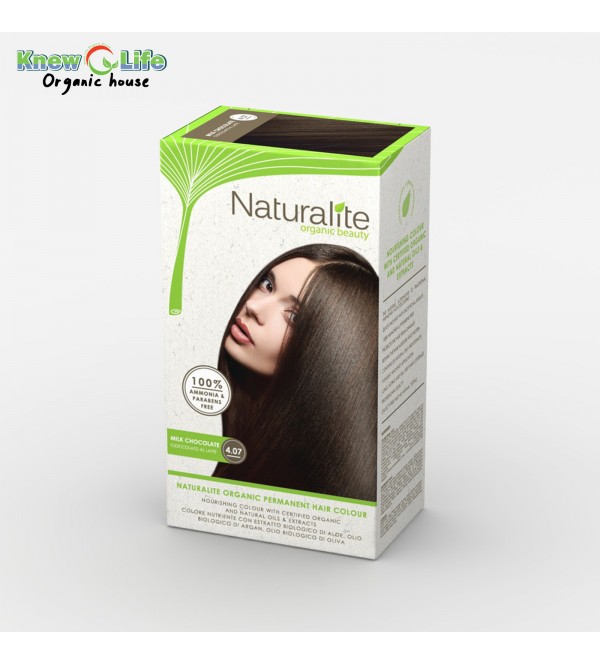 Naturalite Organic Permanent Hair Colour (Milk Chocolate) 4.07