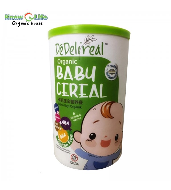 DeDelireal Organic Baby Cereal 400g
