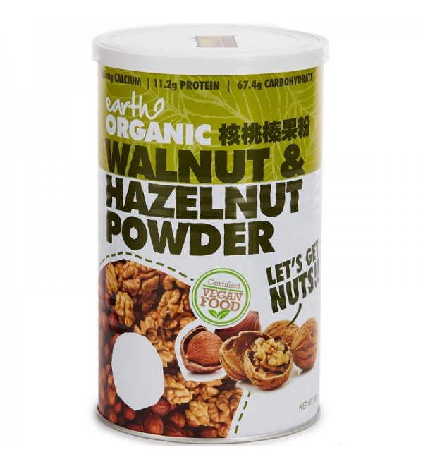 Earth Organic Walnut & Hazelnut 500g