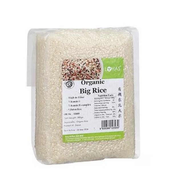 Lohas Organic Big Rice 900g