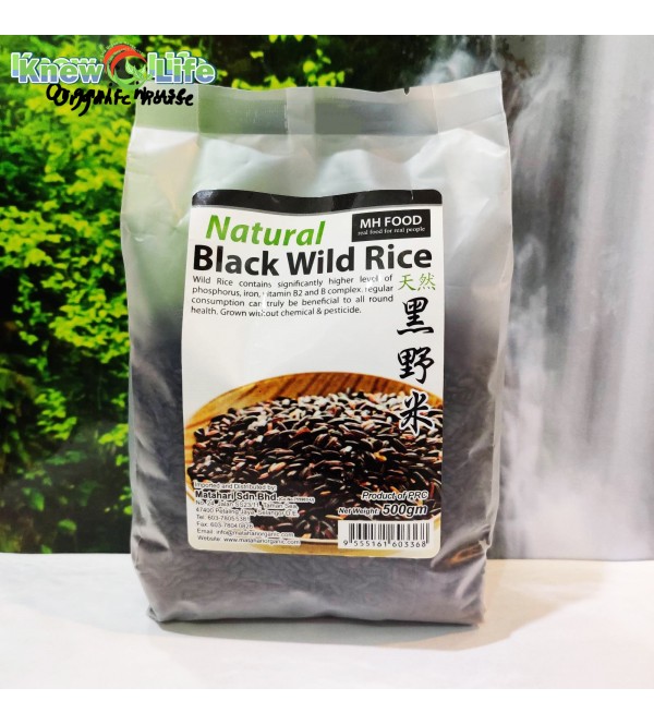 MH Food Natural Black Wild Rice 500g