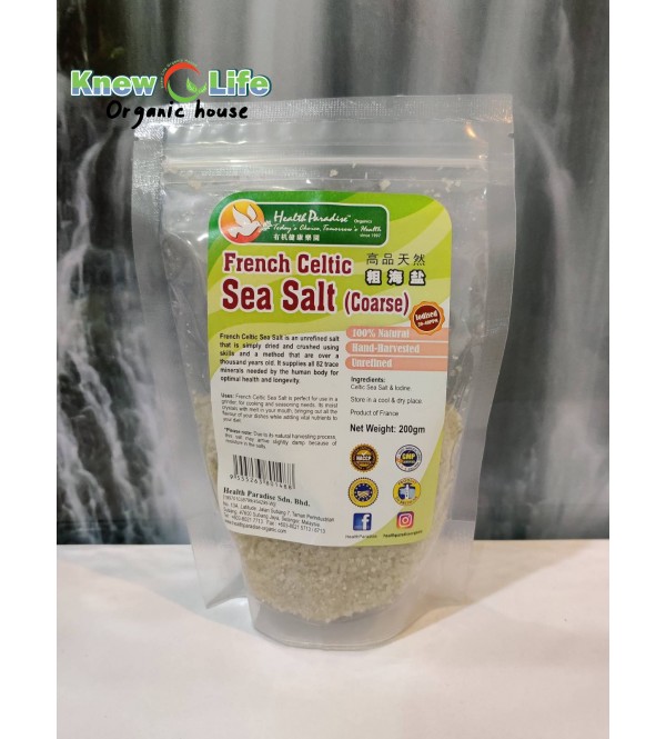 Health Paradise French Celtic Sea Salt (Coarse) 200g