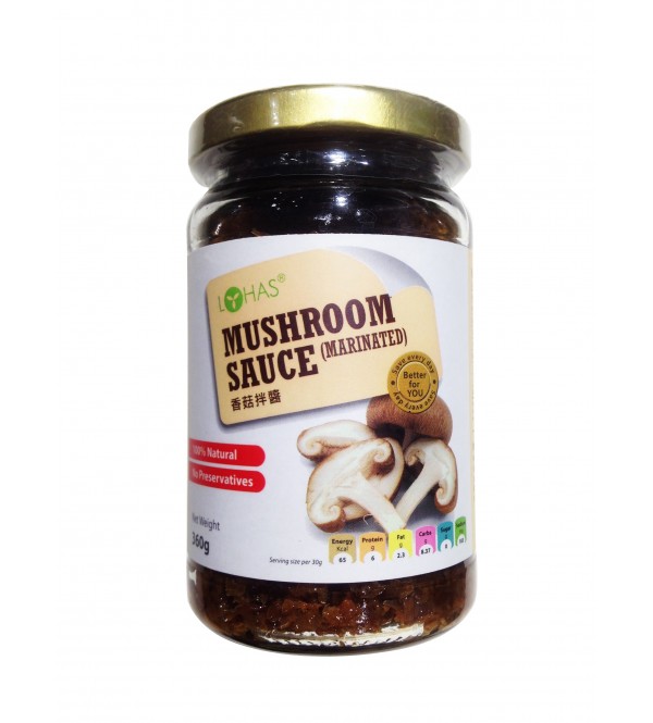 Lohas Mushroom Sauce (Marinated) 香菇拌酱 360g