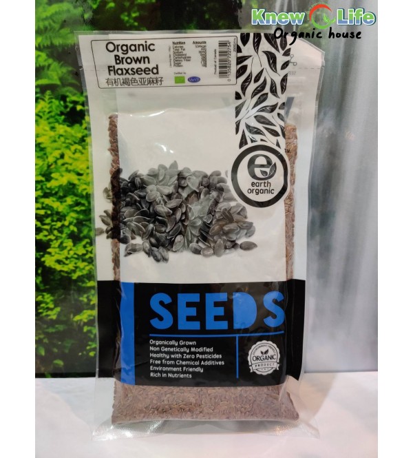 Earth Living Organic Brown Flaxseed 250g