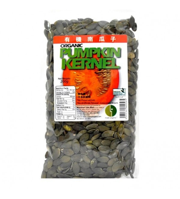 MH Food Organic Pumpkin Kernel 200g