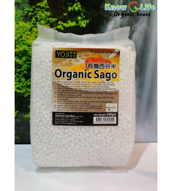 Yoji Organic Sago 500g