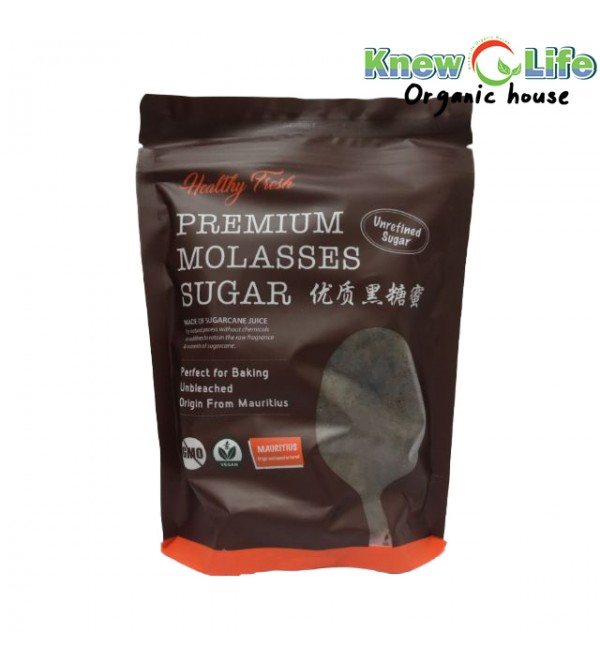 Healthy Fresh Premium Molasses Sugar (Unrefined) 500g
