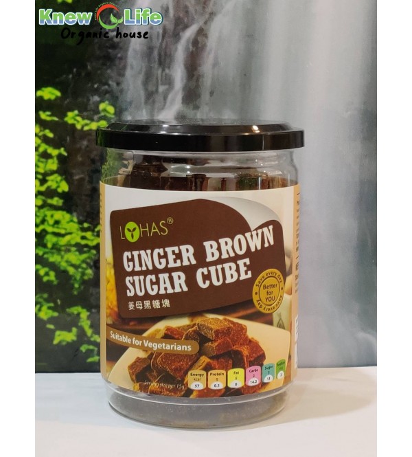 Lohas Ginger Brown Sugar Cube 300g