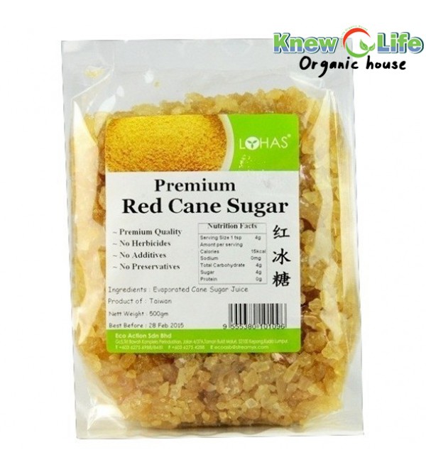 Lohas Premium Red Cane Sugar 500g